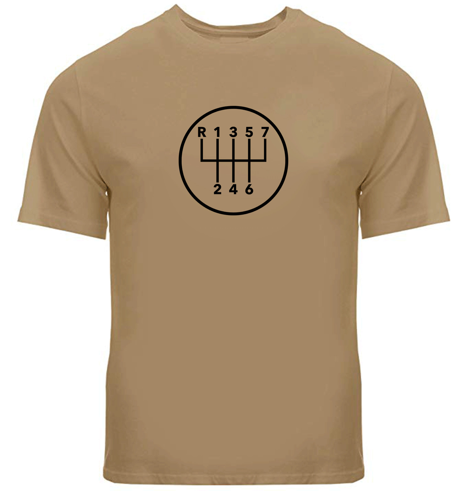 Manual Transmission Shift Pattern 7 Speed Stick Shirts Unisex Mens Tee T-Shirt