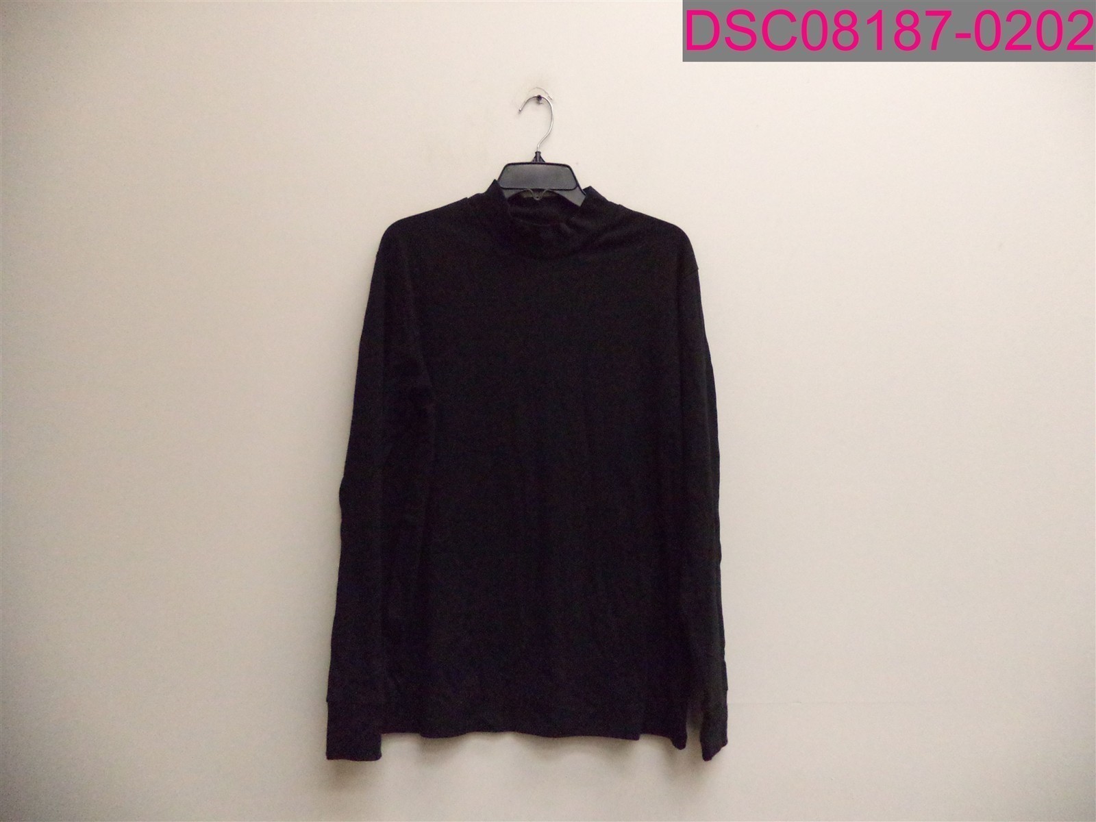 Another Influence High Neck Long Sleeve Shirt Top Black Men’s Medium MTO2486