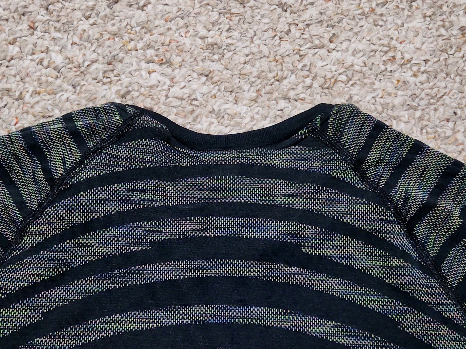 ODLO Base Layer Top Performance Light Fitted Long Sleeve Blackcomb Men’s sz L
