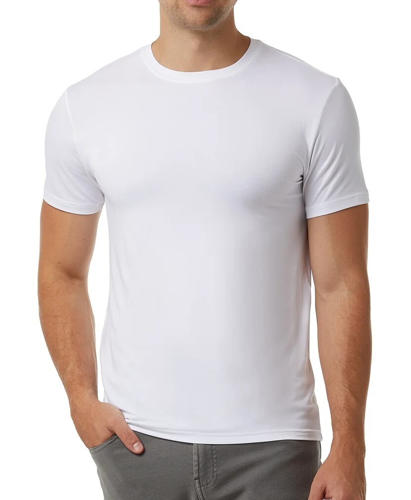 3 PACK – 32 DEGREES COOL MEN’S SHORT SLEEVE CREW NECK SHIRT BLACK OR WHITE