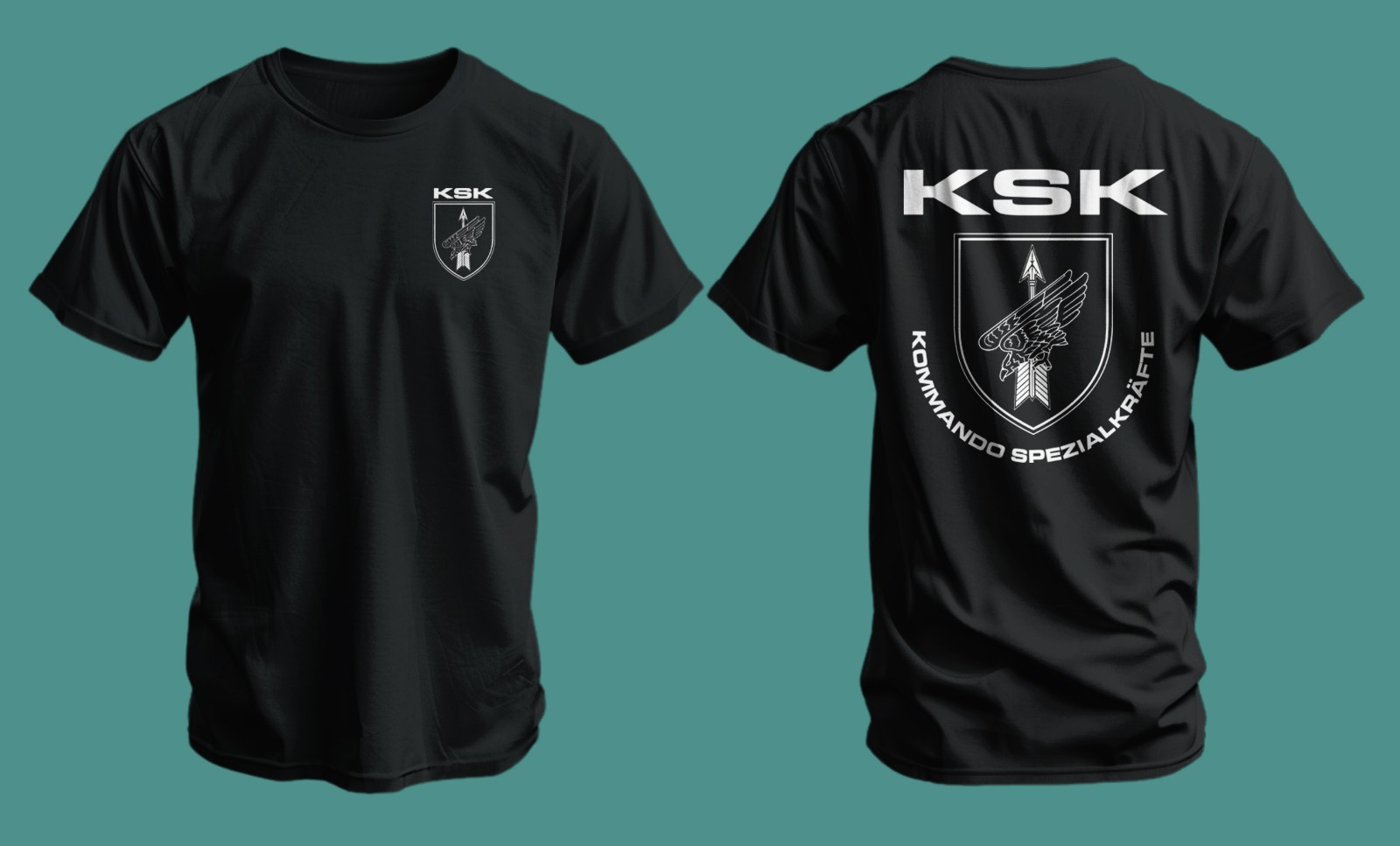 German Army KSK Special Forces T-Shirt Kommando Spezialkräfte Tactical Tee