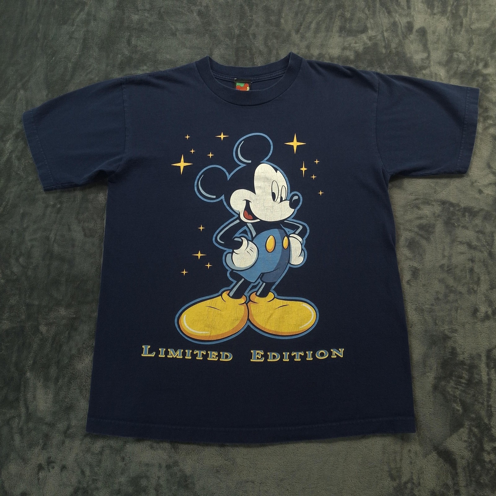 Vtg Mickey Unlimited Limited Edition T Shirt Mens Large Navy USA Disney 90s Tee