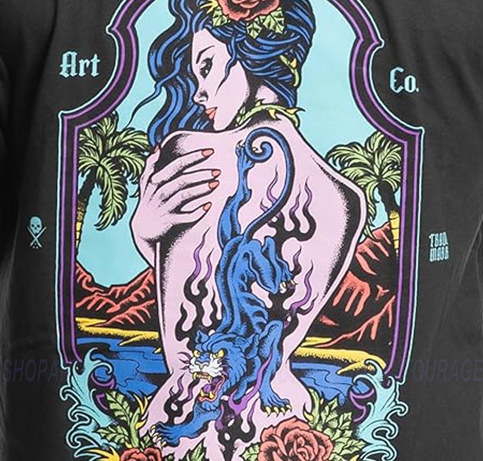 Sullen Art Collective Back Piece Premium SCM5620 Short Sleeve T-shirt For Men