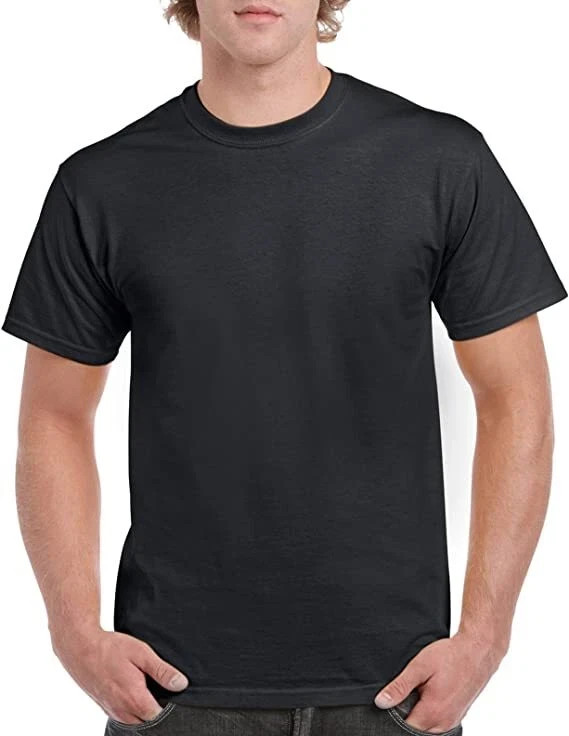 Gildan 3-PACK Men’s Heavy Cotton T-Shirt (Pack of 3) Bulk Solid Blank Regula Fit