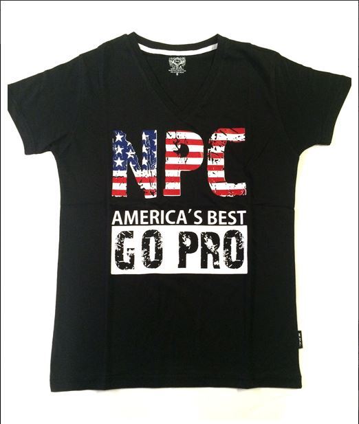 Mens Workout NPC Bodybuilding Wear Combed 100% Cotton V-Neck Top Gym T-Shirt