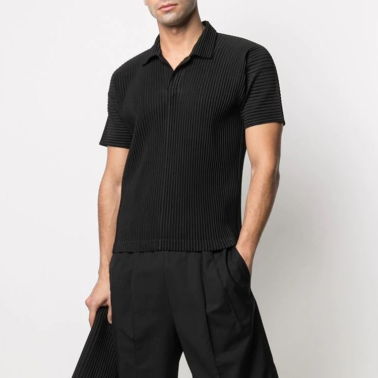 HOMME PLISSE ISSEY MIYAKE Pleats Casual T-Shirt Size 1.2.3.4 JP DDP