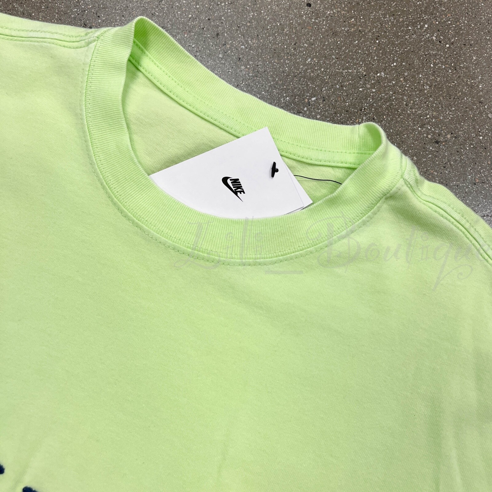 Nike Men’s Sportswear Max90 LongSleeve Cotton Tee Shirt DZ3080-383 Lime Size XXL