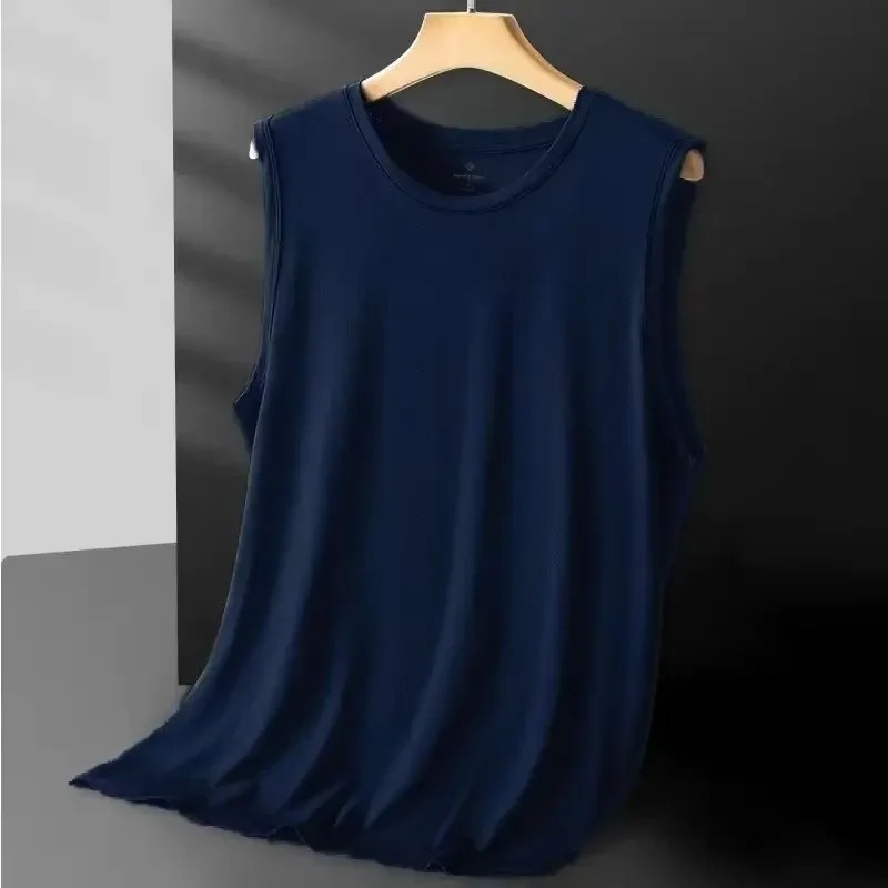 Men’s Ice Silk Mesh Vest Lightweight Sports Summer Wear Sleeveless T-shirt Tank