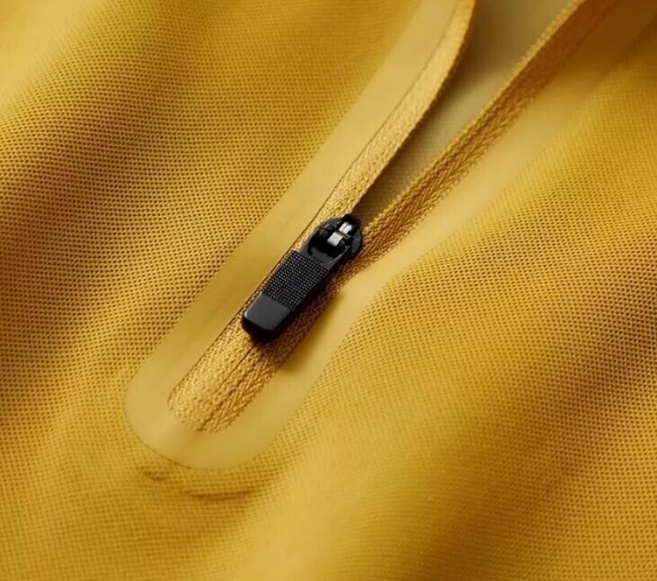 Descente Half Zipper Ice Feel Quick Drying Short Sleeves T-shirt