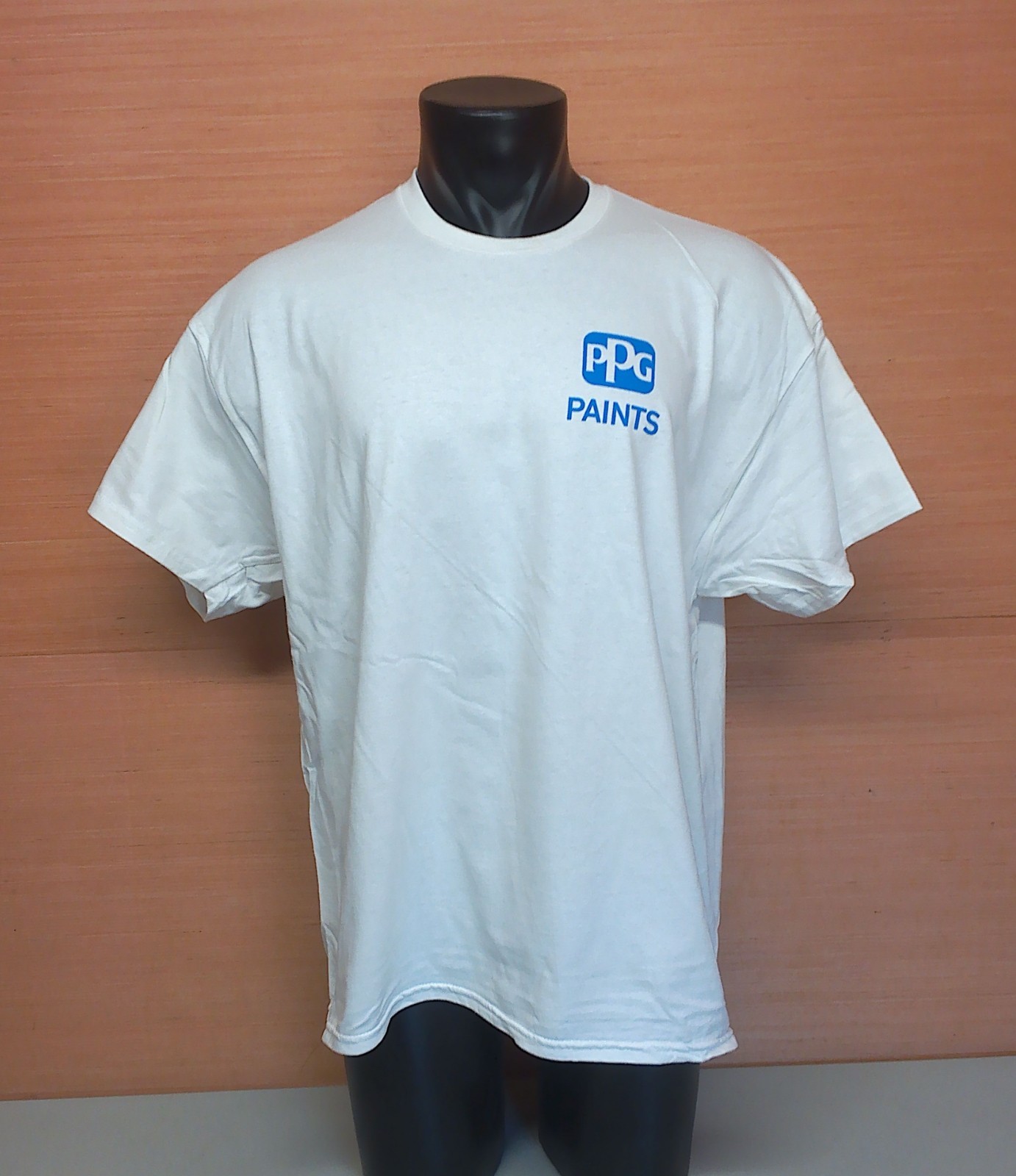 Pittsburgh Paints PPG Paints White Short Sleeve Cotton T-Shirt Adult Size XL