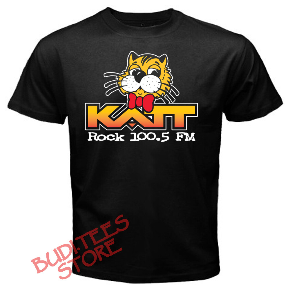 KATT FM Radio Men’s Black T-Shirt Size S-5XL