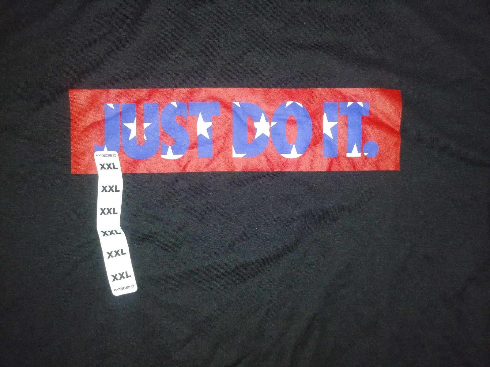 Nike Americana Just Do It Black T-Shirt AV3618-806 Men’s Size 2X