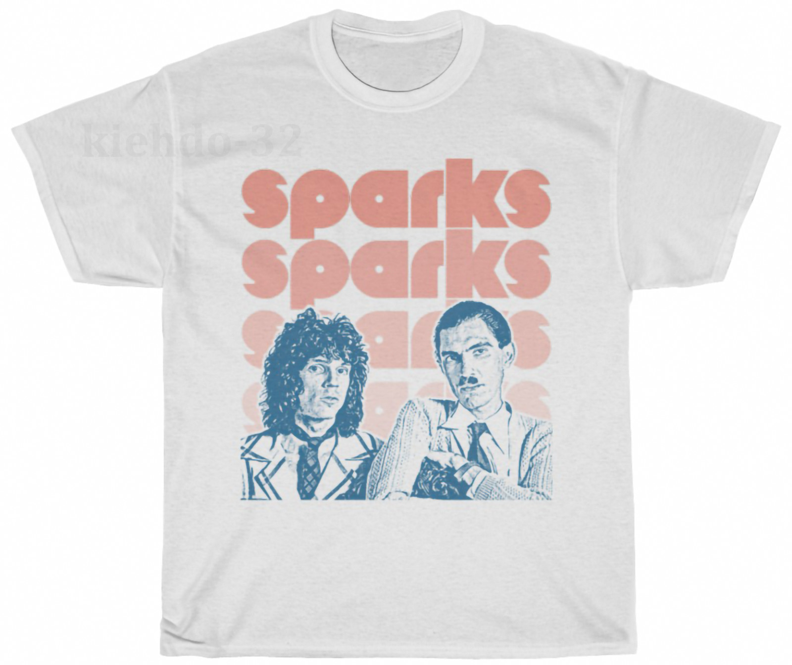Sparks 80s Retro Look Vintage Style Music Fan Art S-5XL T-Shirt Men Women Unisex