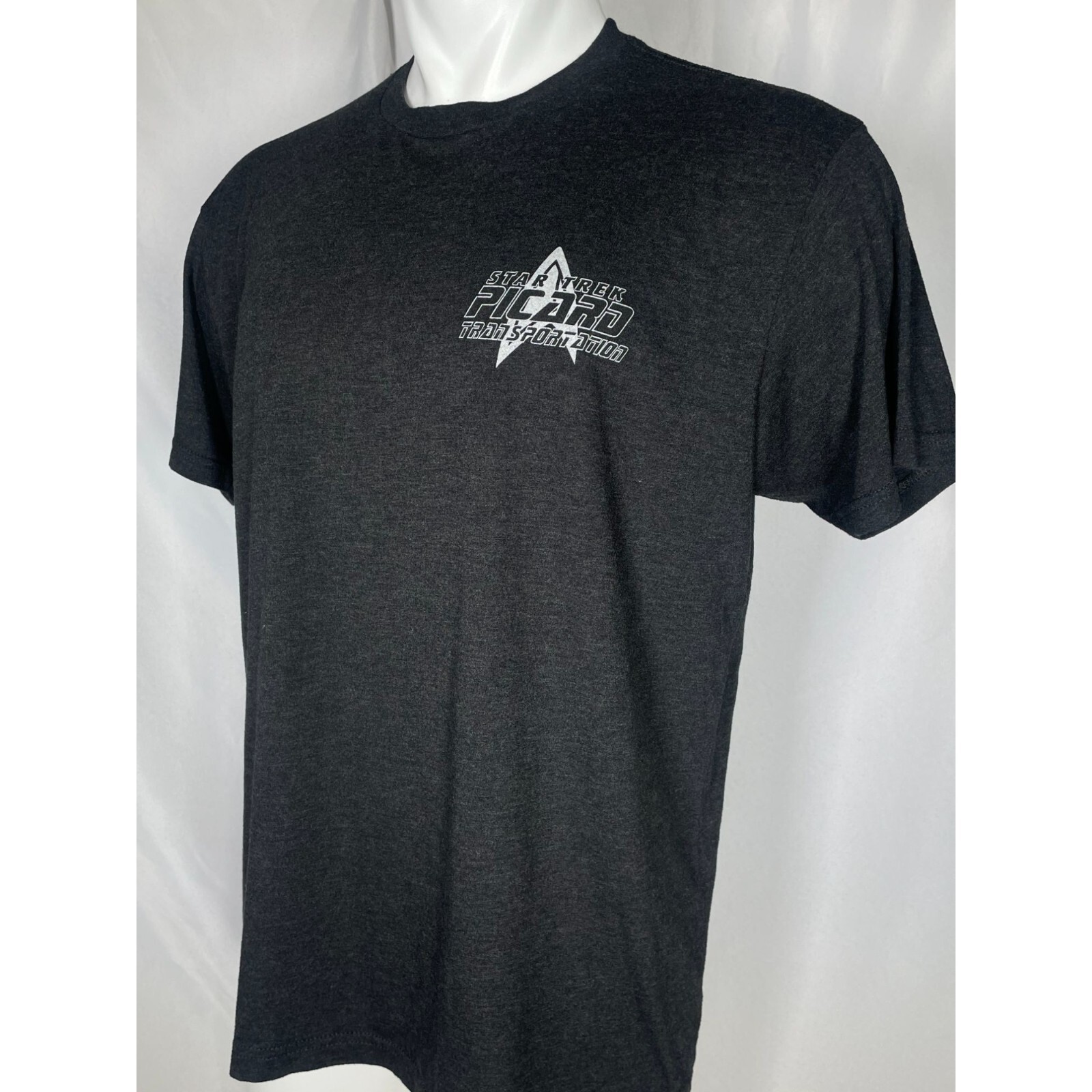 Star Trek Picard TV Show Paramount Transportation Crew Black T-Shirt Men’s LARGE