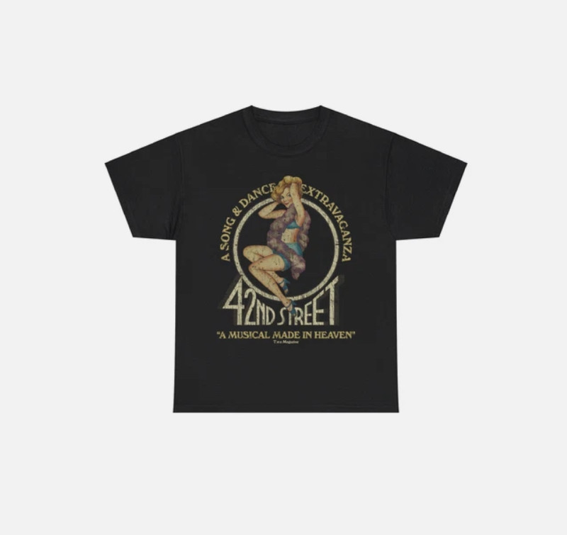 42nd Street Broadway Musical Poster Print T-shirt