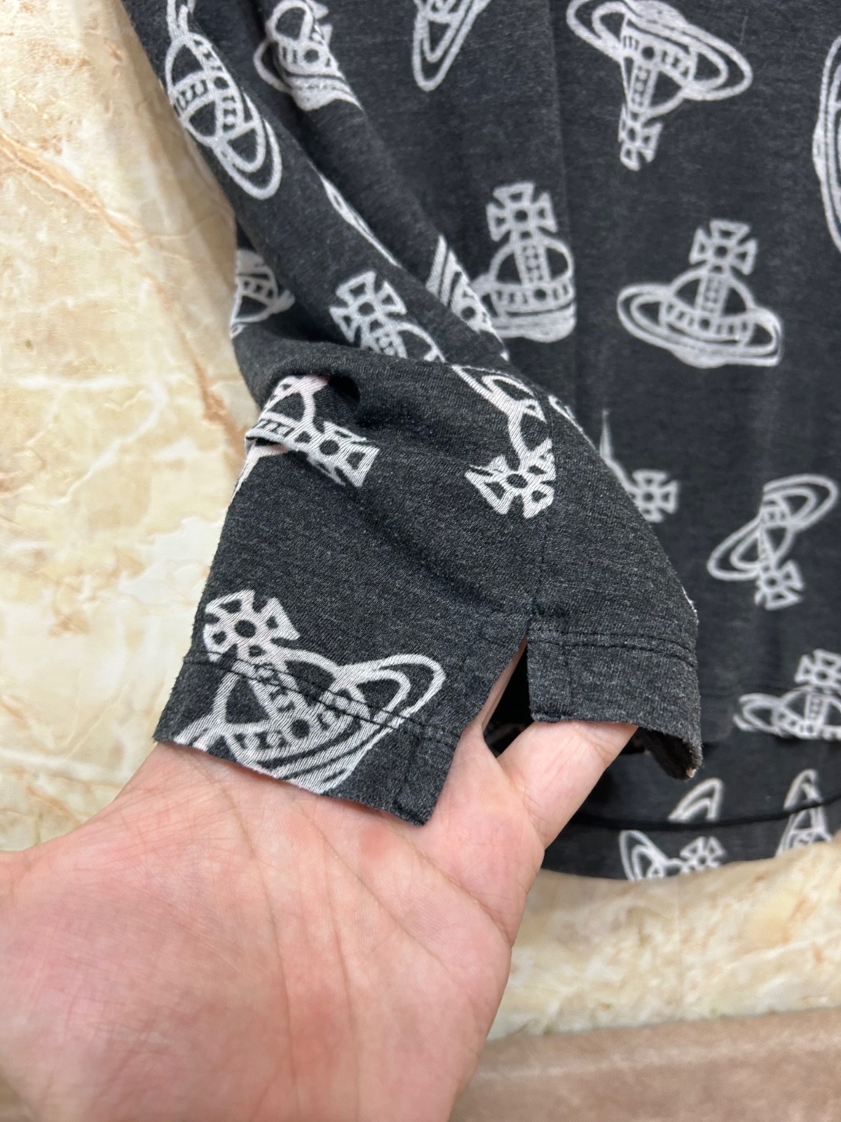 Vivienne Westwood Anglomania Time Machine Orb T-Shirt Size M