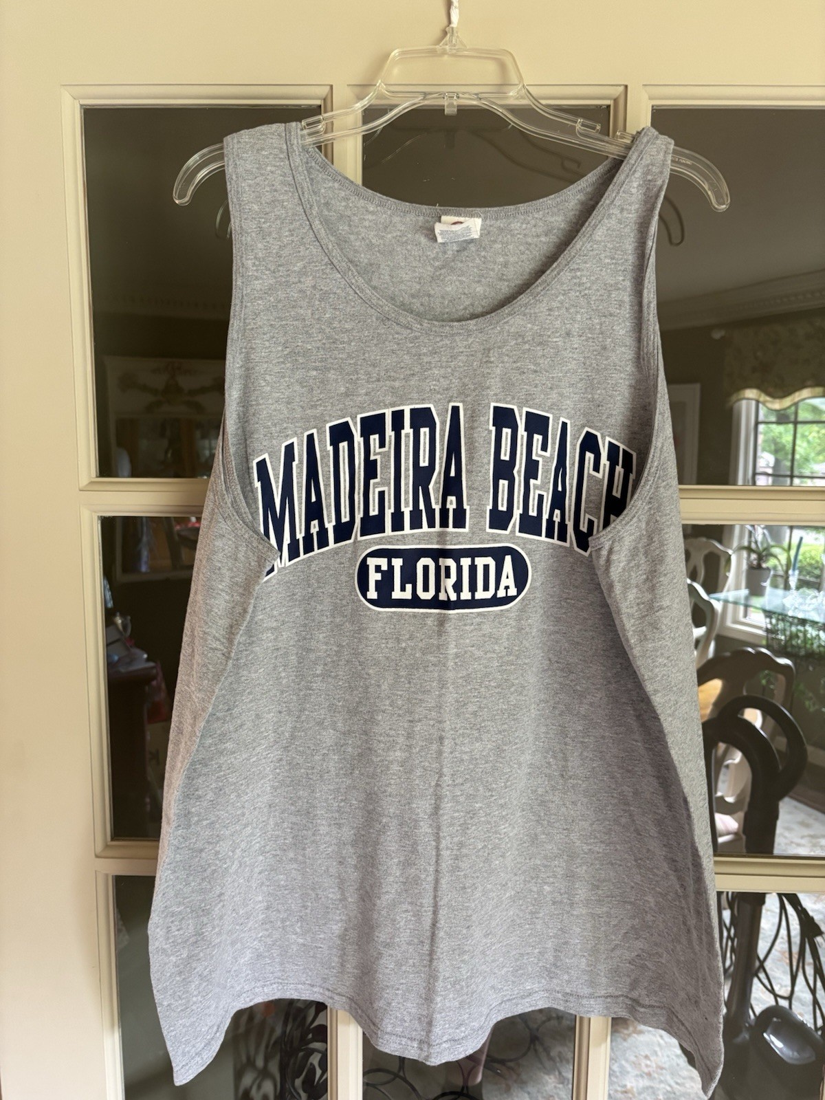 Madeira Beach Florida Men’s Tank Top Size XXL 90/10 Preshrunk Cotton/Poly