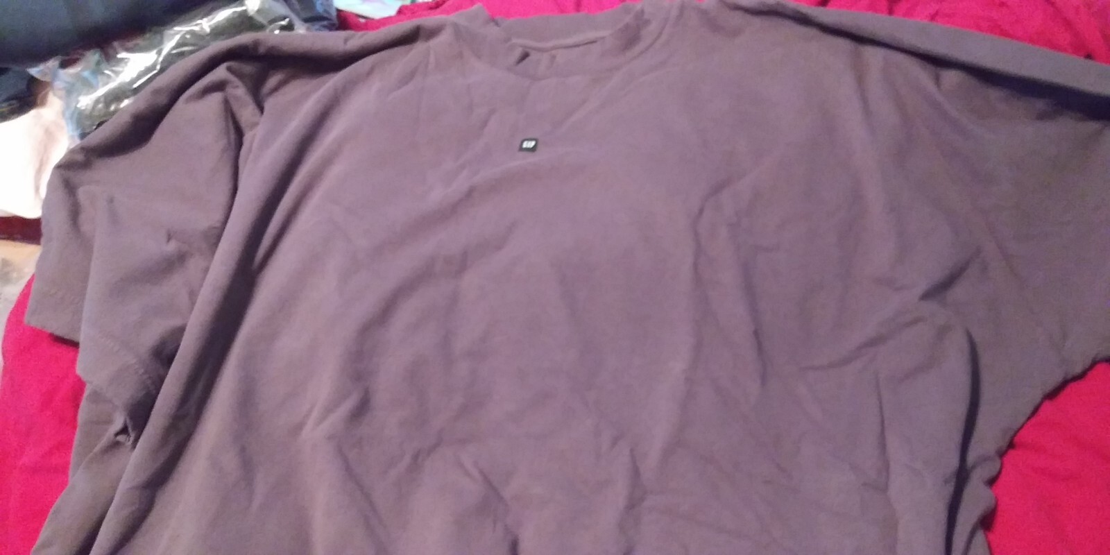 Yeezy Gap Engineered By Balenciaga LOGO NO SEAM TEE DARK GREY 2X~XXL NEW