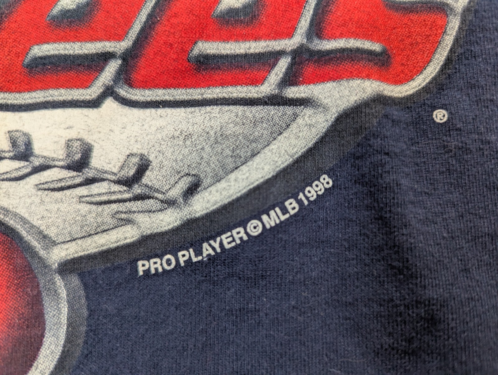 Vintage 90s Pro Player New York Yankees MLB T-Shirt Mens XL Navy Blue Cotton
