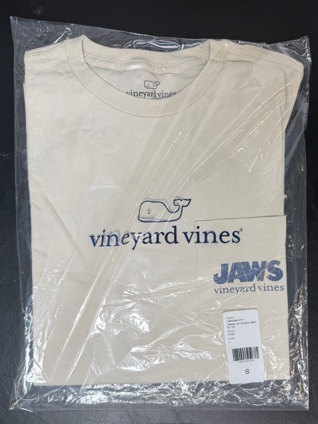 Vineyard Vines x JAWS T-Shirt Small NEW!!!