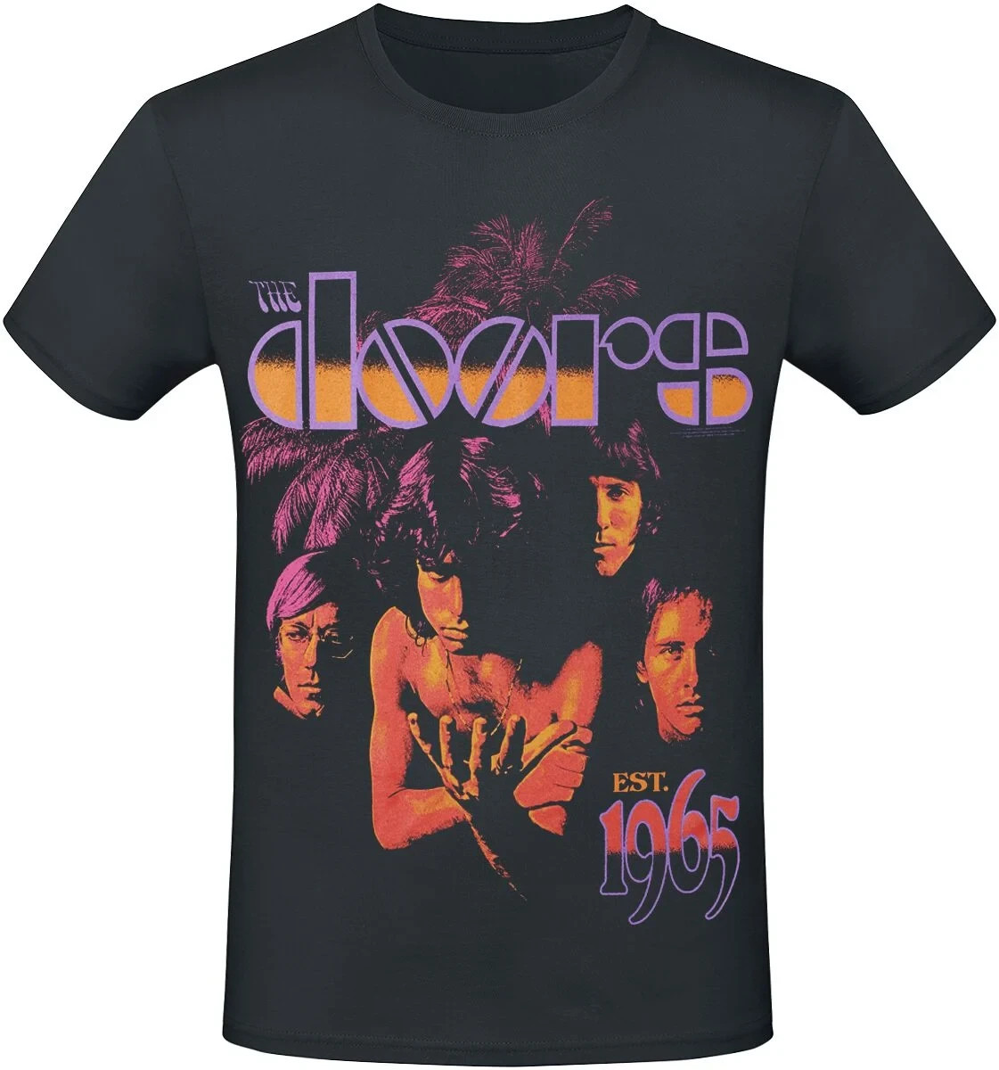 EST 1965 – The Doors Black Cotton T-Shirt Full size S-5XL HS400