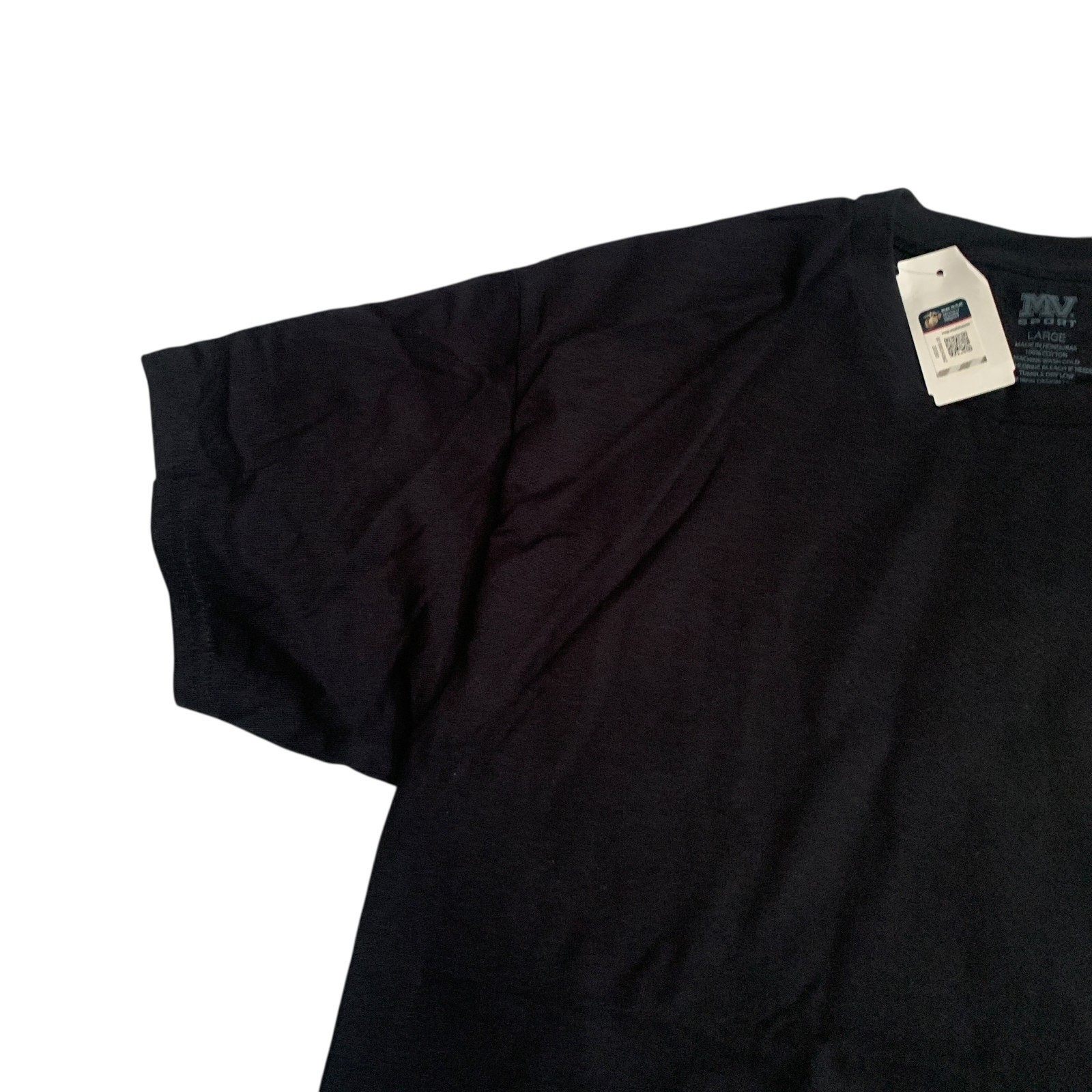 USMC Men’s Size L 2nd Battalion 4Th Marines Short Sleeve Black T-Shirt NEW