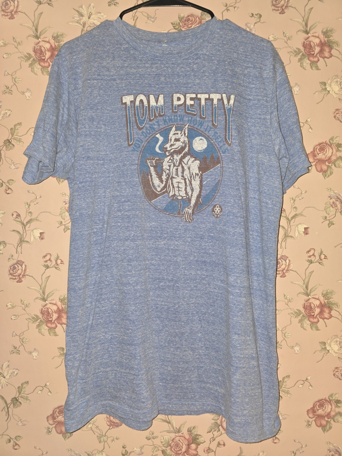 Official Tom Petty You Dont Know How It Feels T Shirt Licensed SOLD OUT Blue