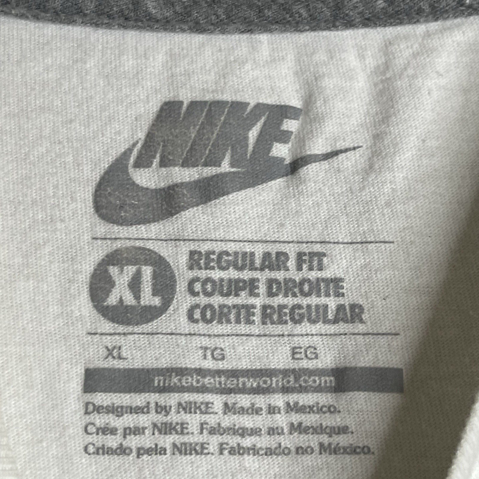 00s Nike Basketball Speakers Graphic Tee Shirt Mens XL White Hiphop Athletic Y2K