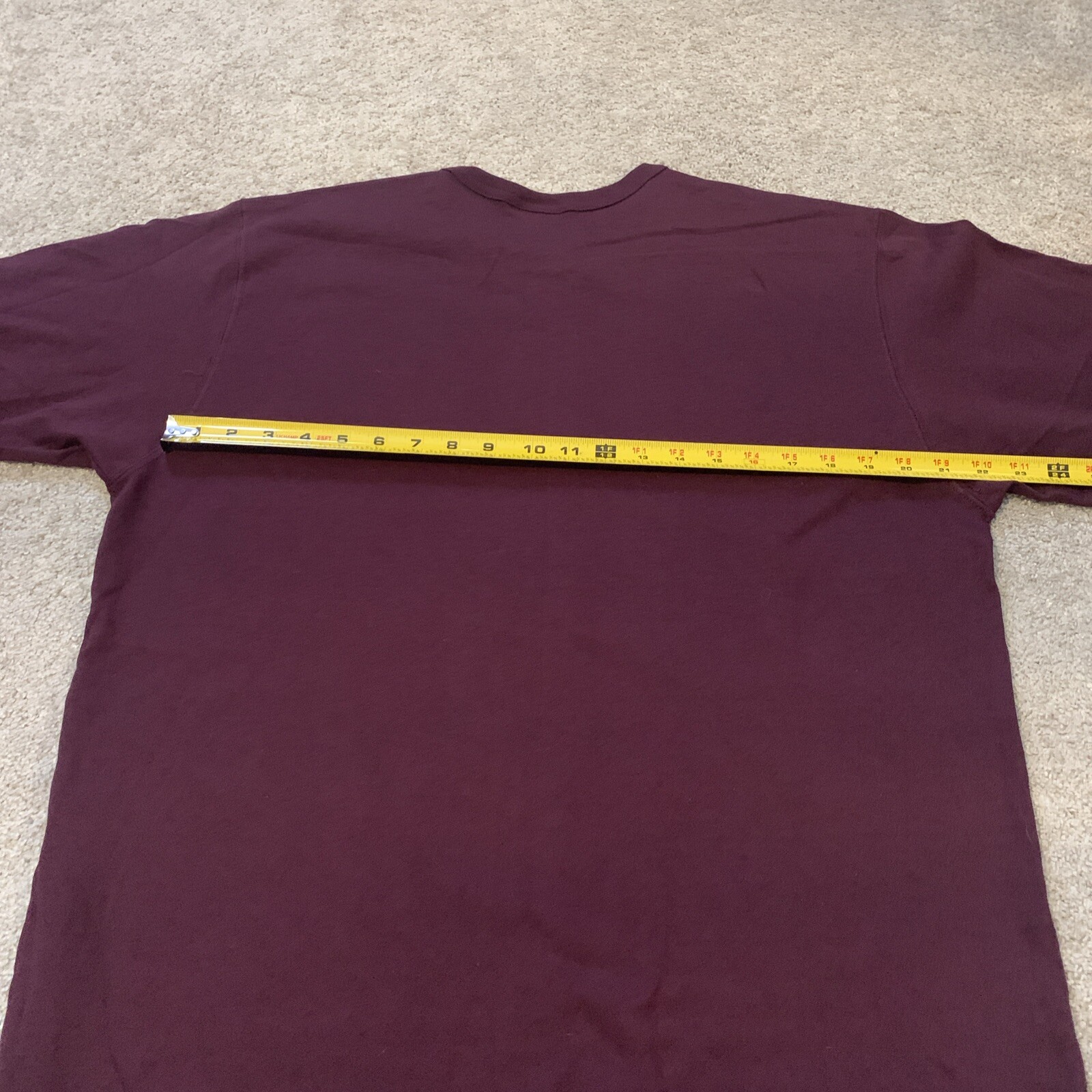 VTG Champion Maroon Plum Heavy Weight Cotton TShirt EXTRA LARGE Unisex Lot Of 12