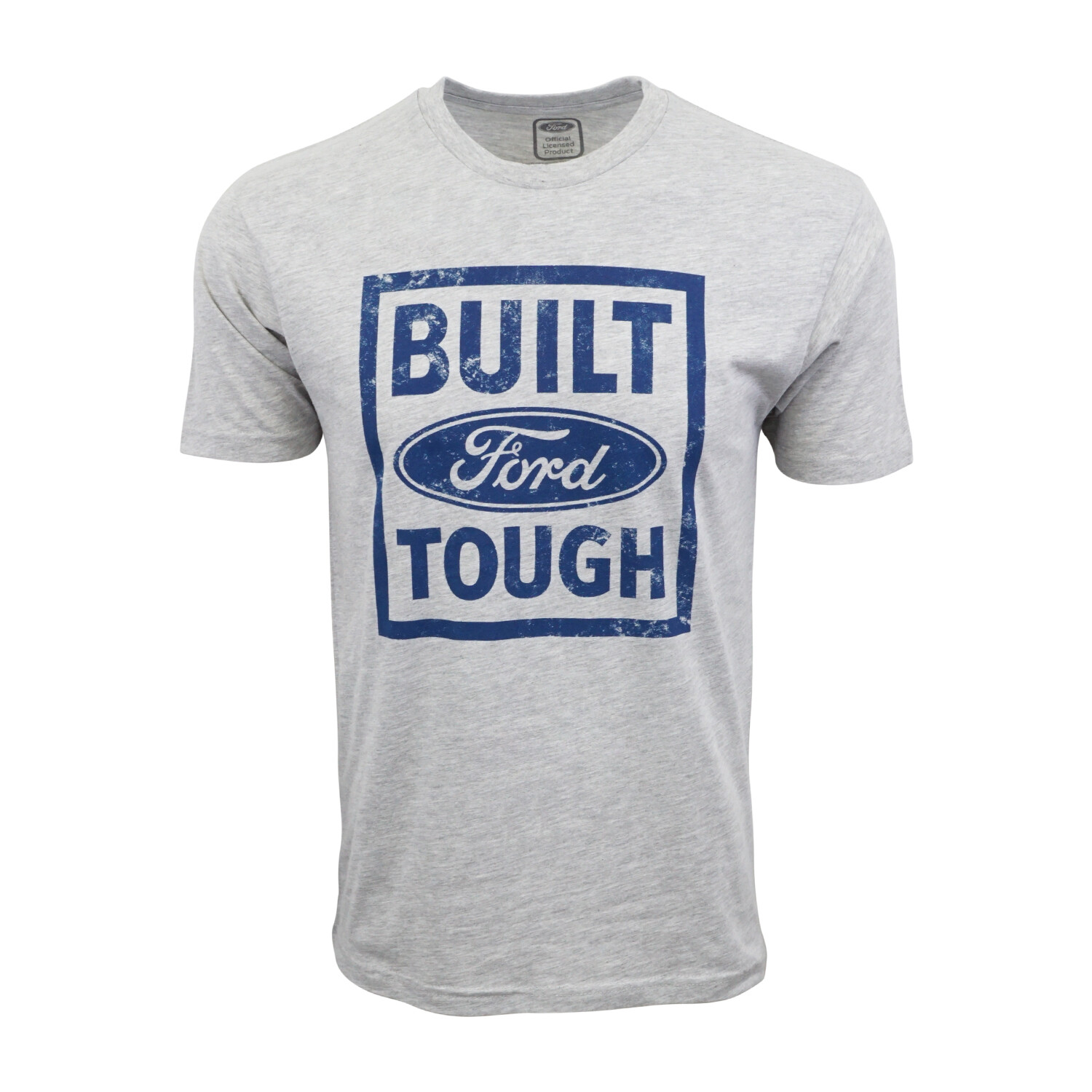 FORD BUILT TOUGH T SHIRT OFFICIAL ITEM GRAY
