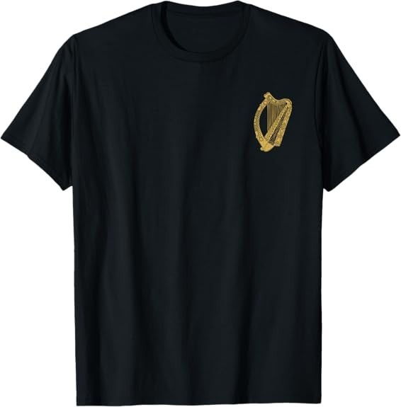 NEW LIMITED Flag of Ireland HARP Flag Irish HARP Symbol Tee T-Shirt S-3XL