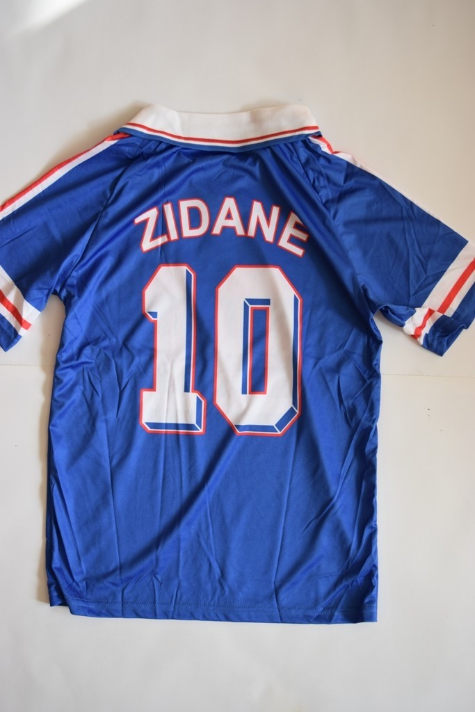 Vintage 1998 France Home World Cup Final Jersey Zidane #10