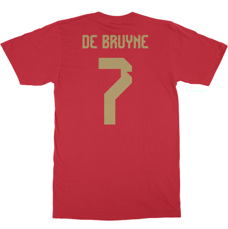 De Bruyne 7 Jersey Style – Belgium Soccer Cup Fans Gift Unisex T-Shirt