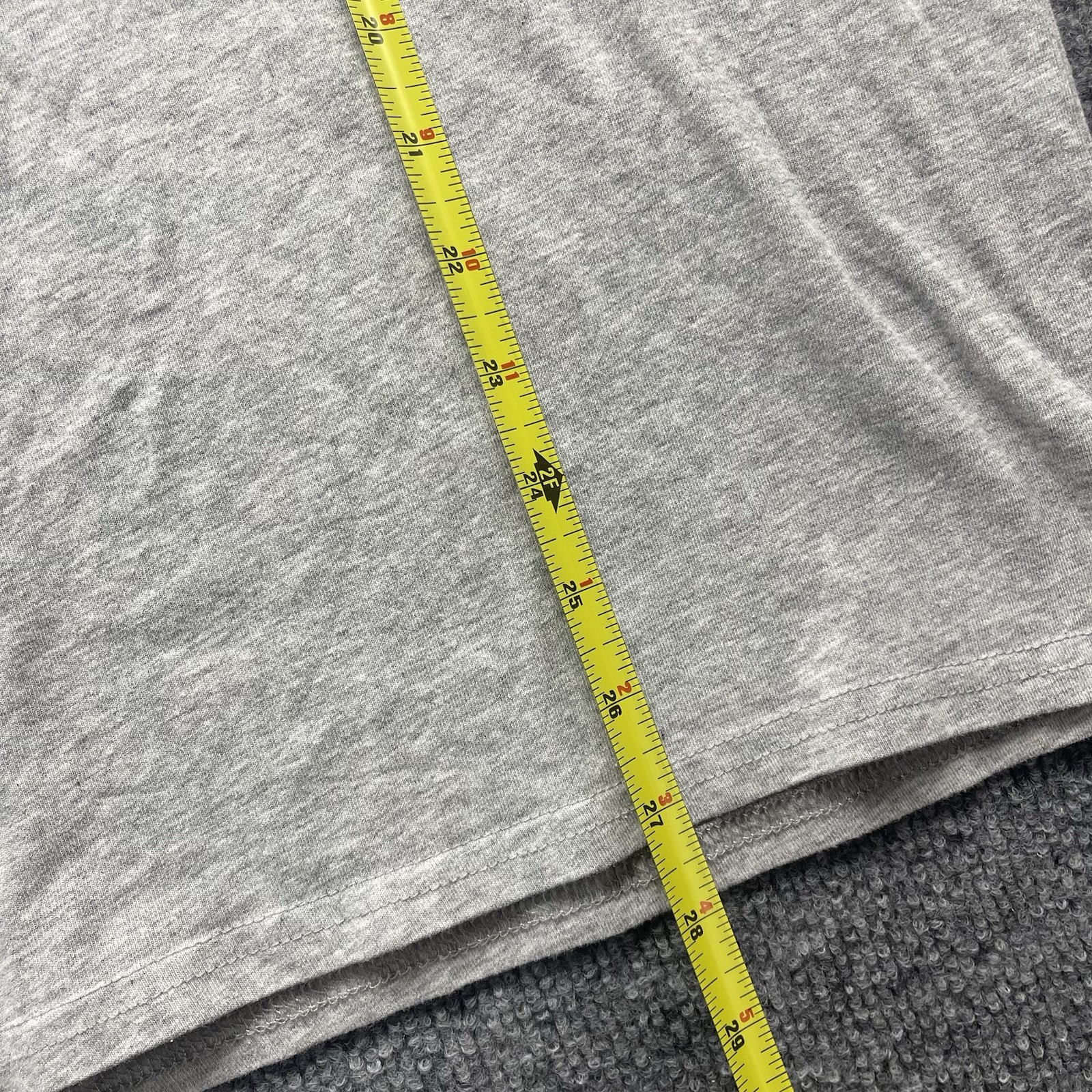 Bird Dog Performance T-Shirt L Soft Feel Lightweight Cotton Pocket Logo Gray