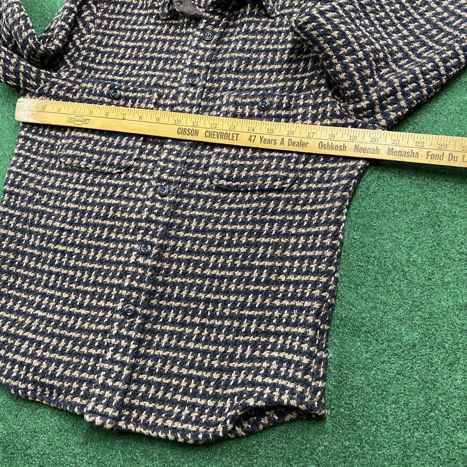 Taylor Stitch Cutter Overshirt Flannel Mens 36 Brown TIMBER Plaid Shirt