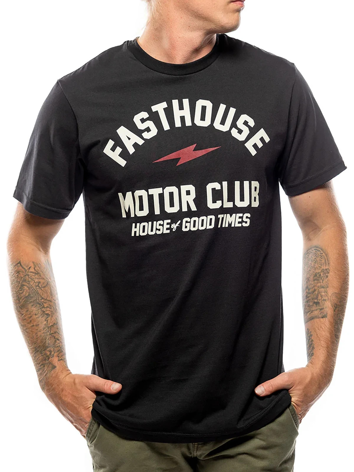 Fasthouse Men’s Mallet Short Sleeve Motocross T-shirt Motor Club Good Times Tee