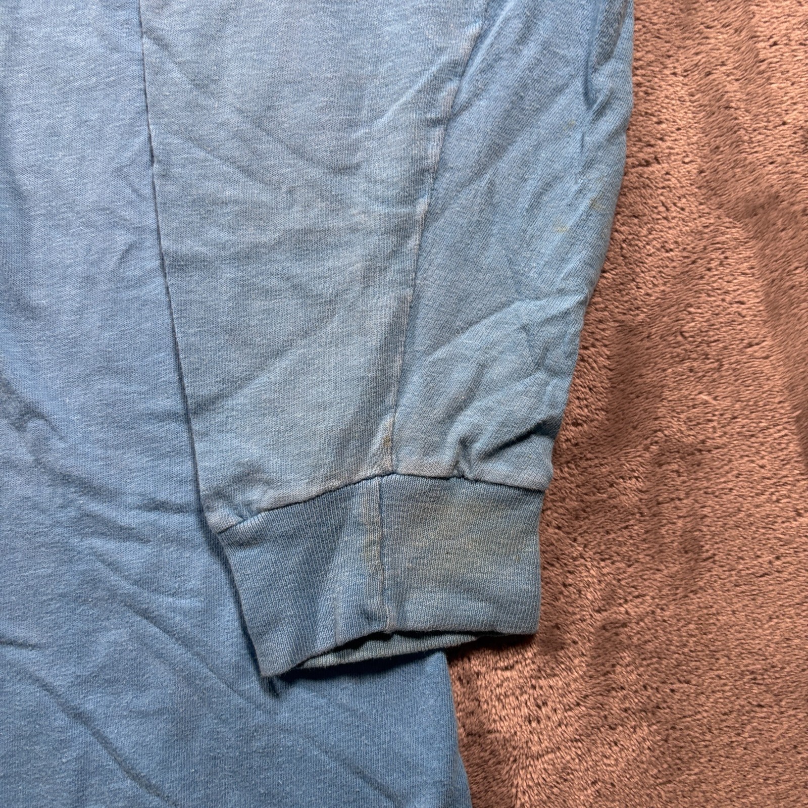 Vintage 1983 Ocean Pacific Op Surf Shirt Mens XL Blue Logo Long Sleeve Pullover