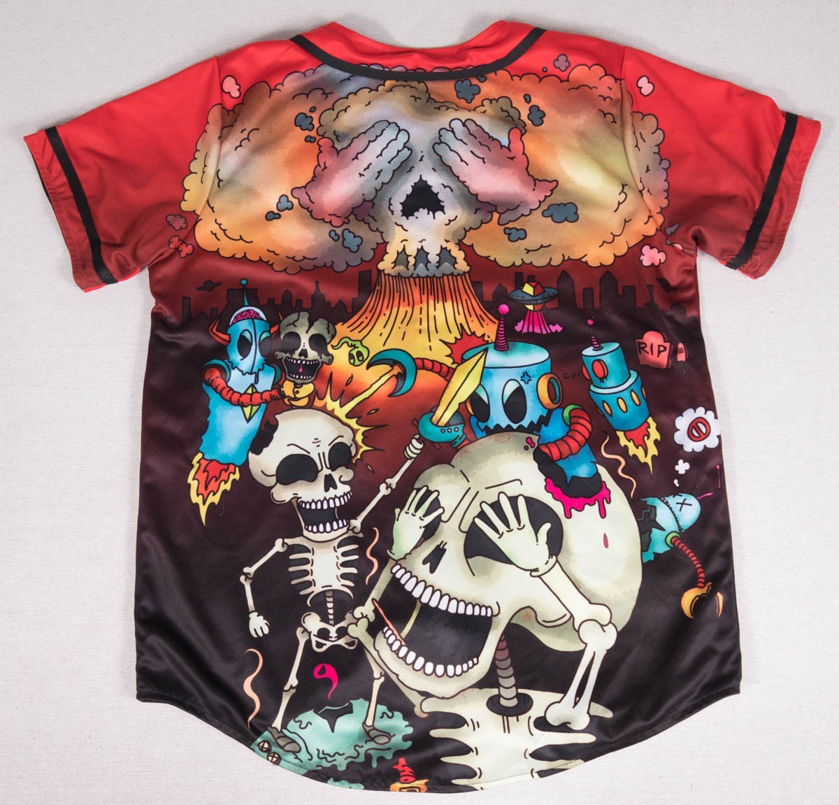 Peekaboo Gen V Reversible Baseball Jersey Small Limited Edition Rave Dubstep