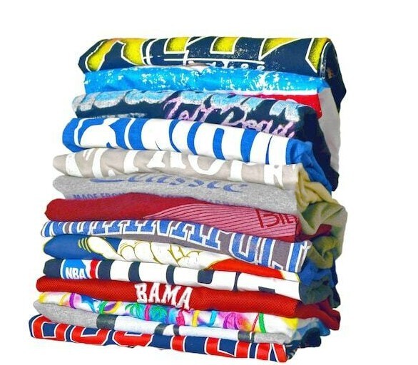 MYSTERY Vintage 80s/90s/Y2K Thrifted T-Shirt Bundle Pack Thrift Package Lot
