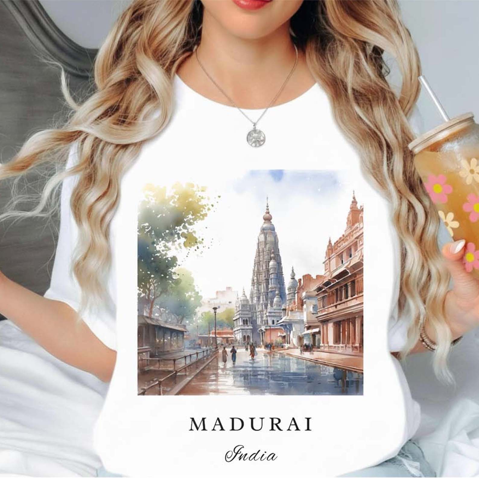 Madurai India Unisex Shirt Travel Gift India Trip Lover Souvenir Tee