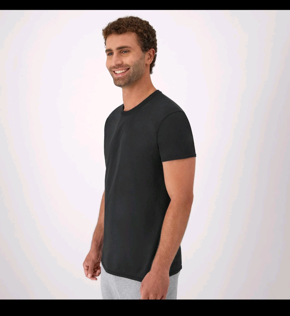 Hanes T-Shirt 6-Pack Men’s ComfortSoft TAGLESS Crewneck Short Sleeve Tee Value