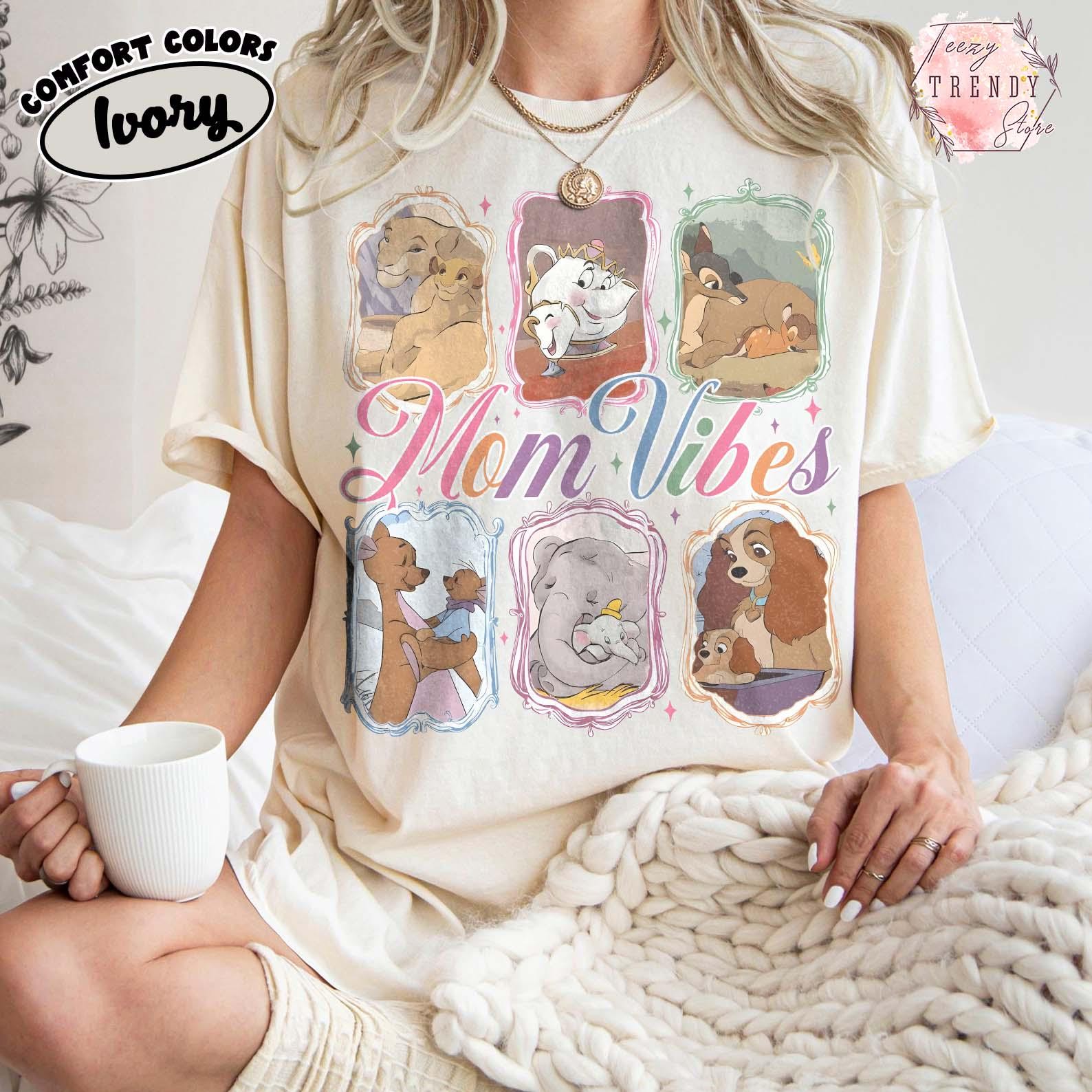 Retro Mom Vibes Shirt, Theme Park Family Trip Tee, Mothers Day Gift