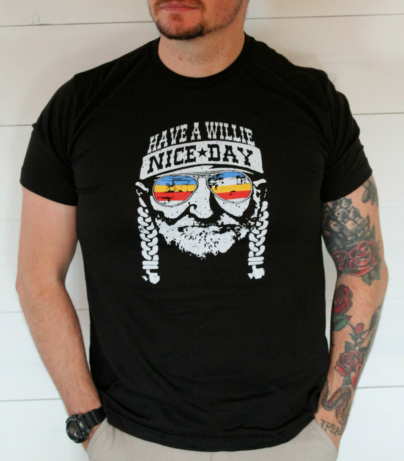 Have A Willie nice day / Willie fun happy T-Shirt 65% poly / 35% cotton Unisex