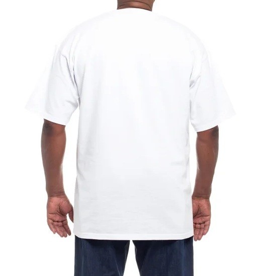 Kirkland Signature Men’s Heavyweight Crew Neck Tee 6-pack Cotton White XL NIOB