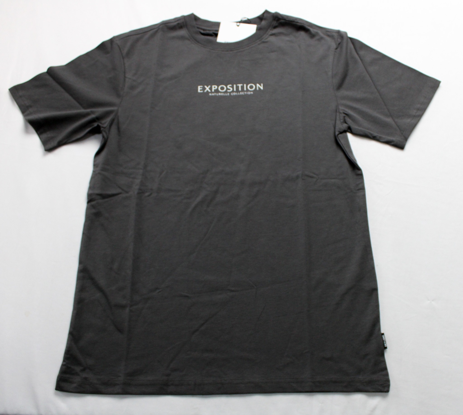 Only & Sons Unisex Adult’s Oversized Exposition Print Tee AC2 Charcoal Size 2XS