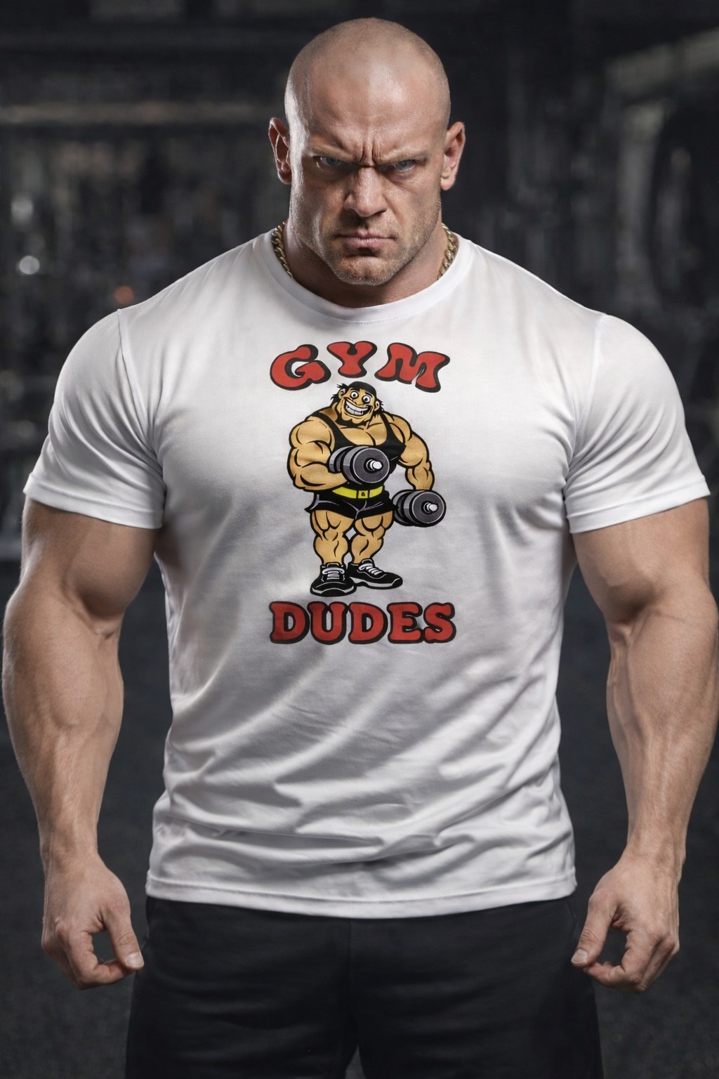 Gym Dudes Old School Bodybuilding Retro 80’s Workout Muscle T-Shirt Sz. S M L XL
