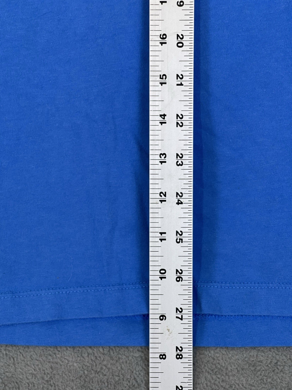 Nike Shirt Mens Large Blue Sportswear Crew Neck Tee Swoosh Spellout Logo