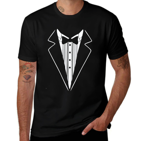 Tuxedo Fancy Dress Funny Mens T-Shirt Size S-5XL