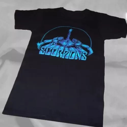 1979 Scorpions Lovedrive Album Black T Shirt Full Size S-5XL