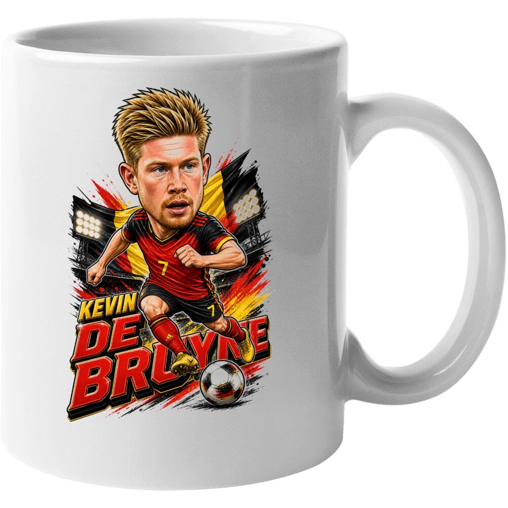Kevin De Bruyne, Belgium Caricature Soccer 2026 T Shirt